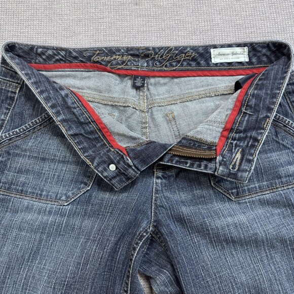 Tommy Hilfiger Womens Sz 8 Blue Denim Mid Rise American Splendor Trousers Jeans - Picture 5 of 14